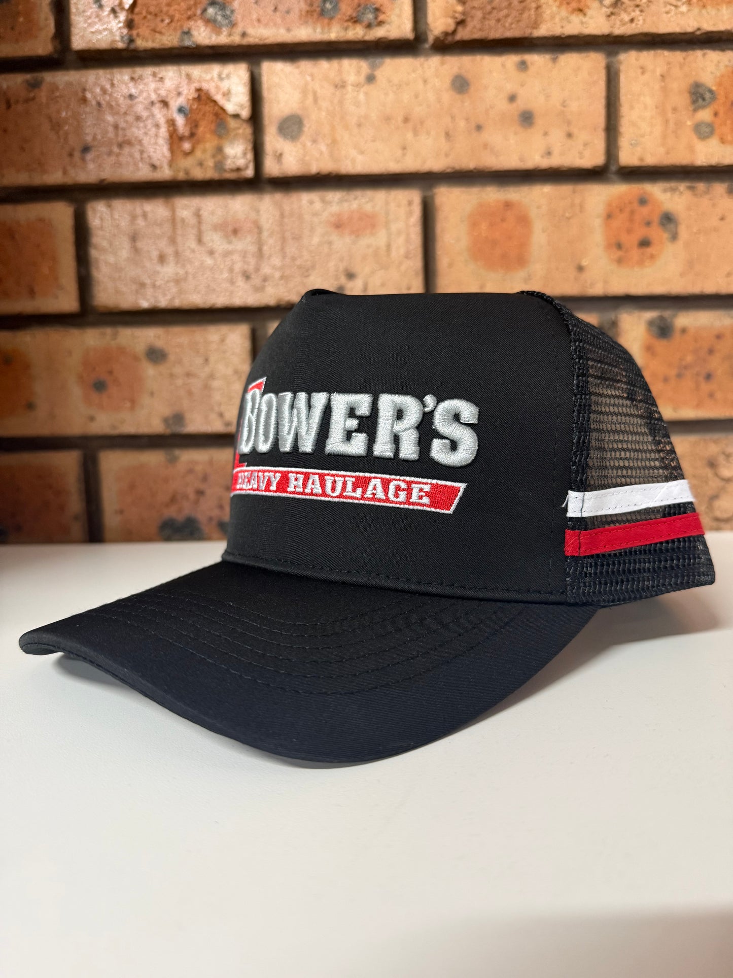 Bower's Black Trucker Cap