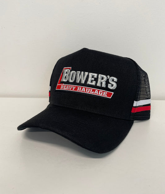 Bower's Black Trucker Cap